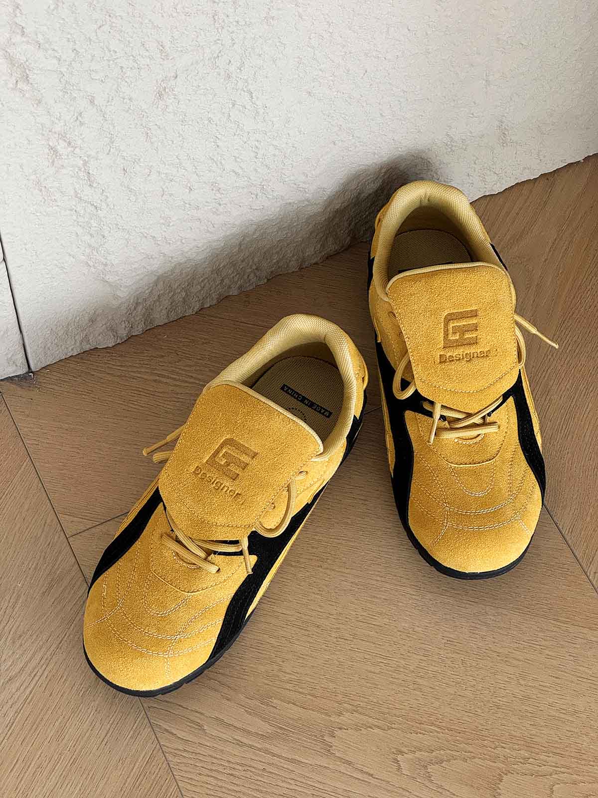 Retro Colorblock Flap Lace German Trainer Sneakers