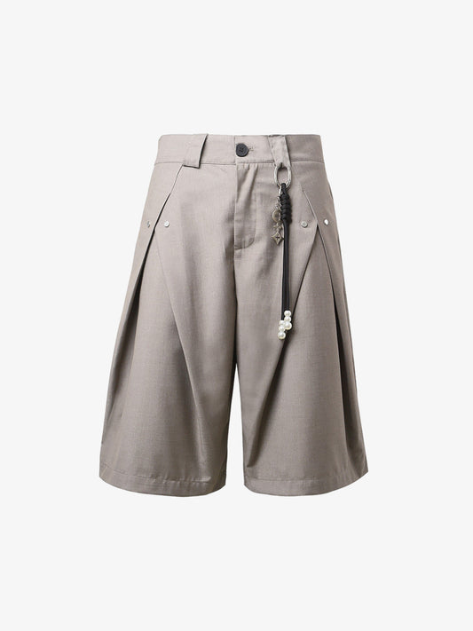 Vintage Deconstructed Pleated Pants