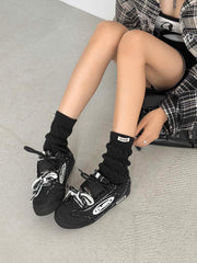 Retro Versatile Double Lace German Trainer Sneakers