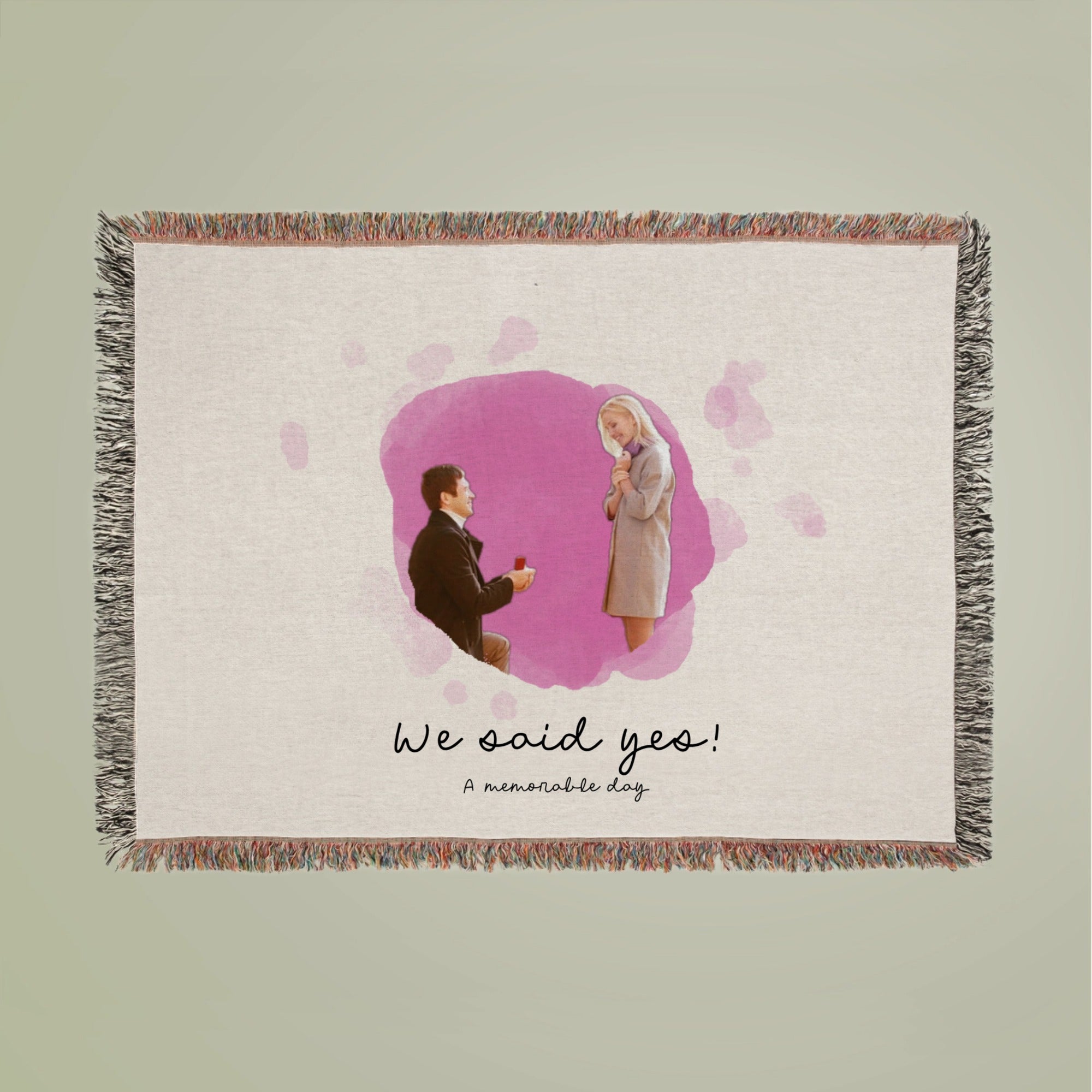 We said yes!Woven Blanket