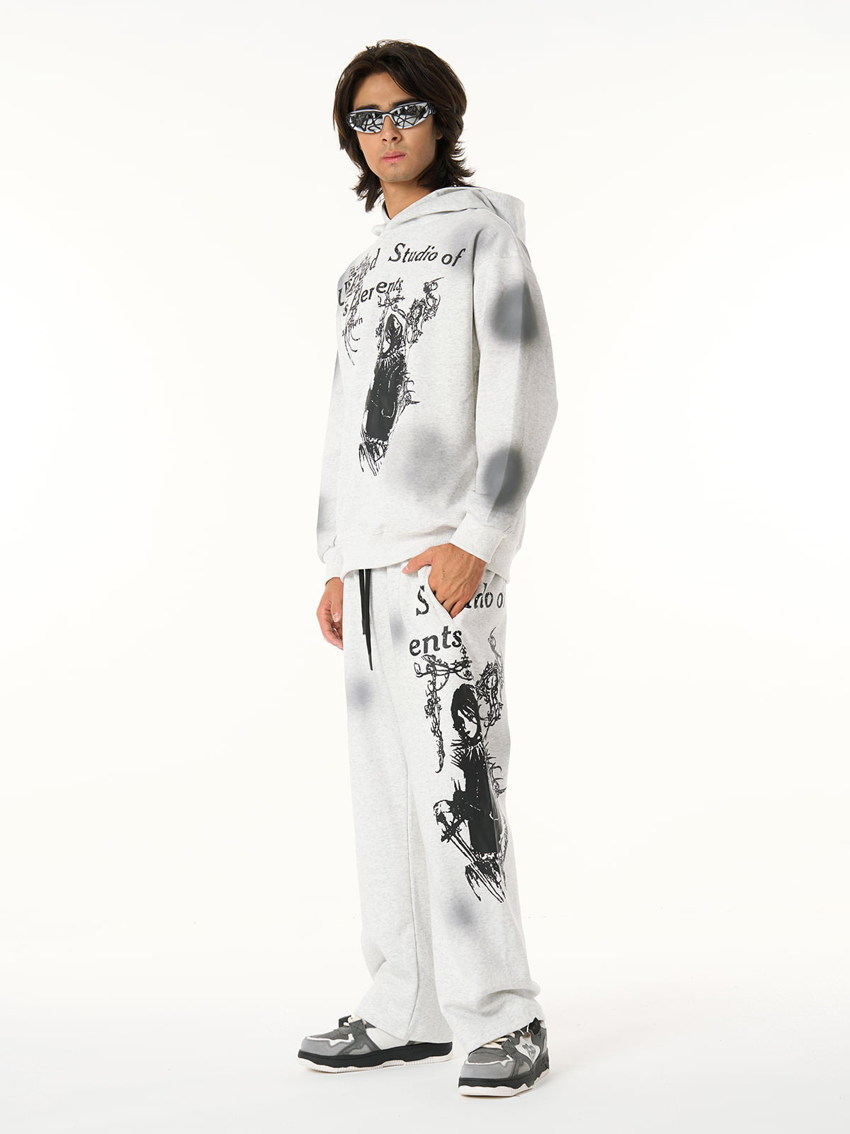 Supermade × Mortemartt Graphic Hooded Jacket