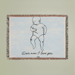 Baby momma Woven Blanket