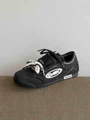 Retro Versatile Double Lace German Trainer Sneakers