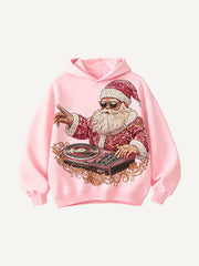 Santa Claus DJ sings passionately for you Hoodie