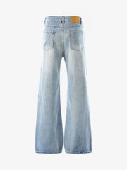 Denim Ripped Washed Distressed Jeans