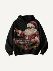 Santa Claus DJ sings passionately for you Hoodie