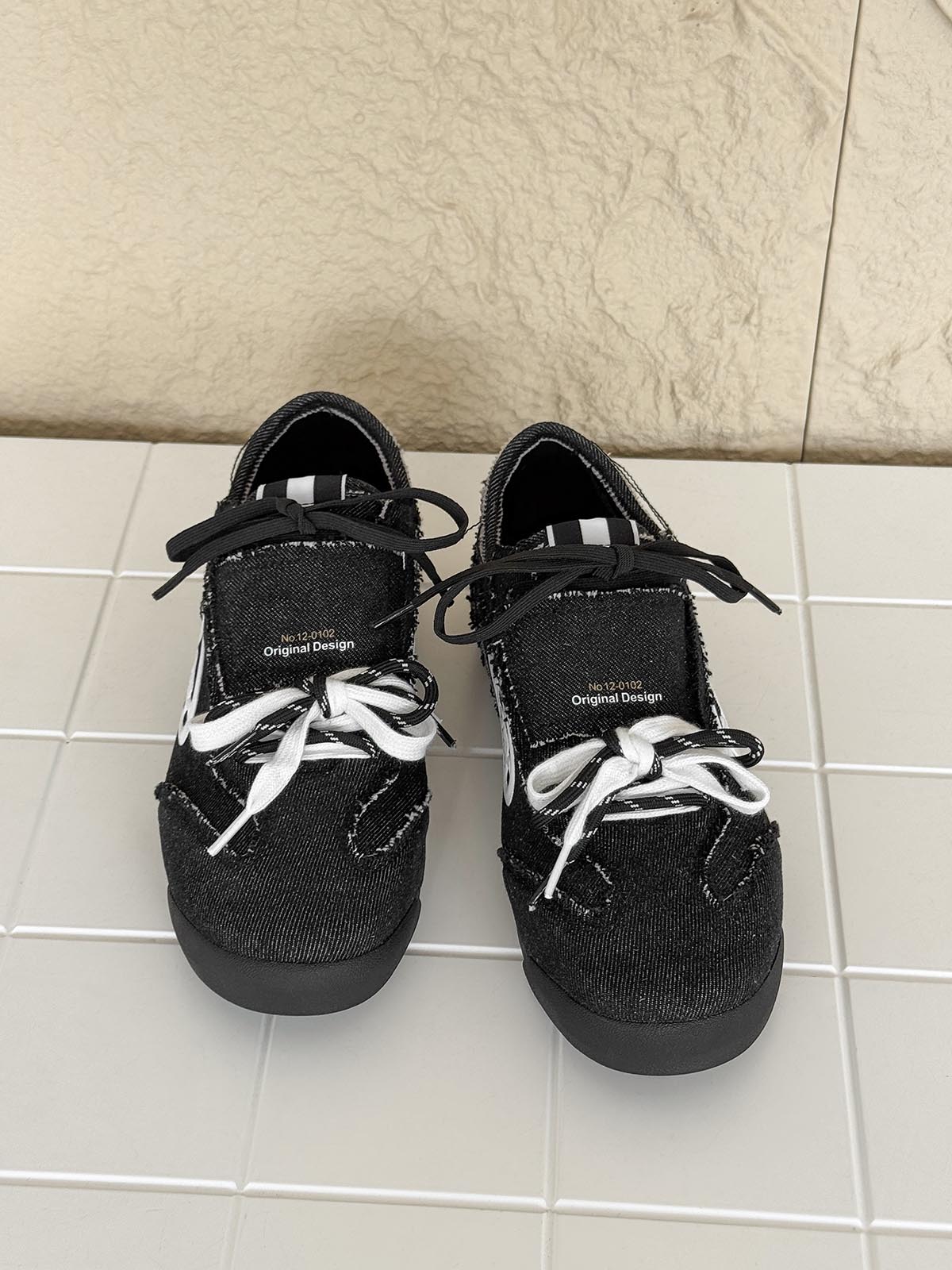 Retro Versatile Double Lace German Trainer Sneakers