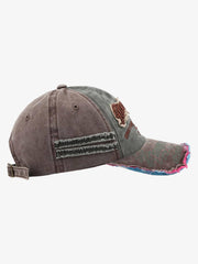 Snullo Retro Letter Denim Cap - 2136