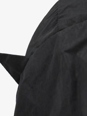 Black Wind Devil Horn Pullover Hat