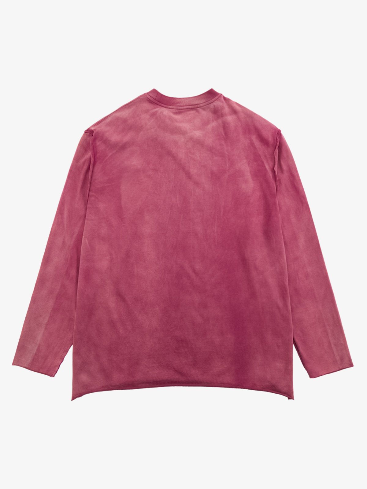 Thesupermade Washed Edge Long Sleeve T-Shirt