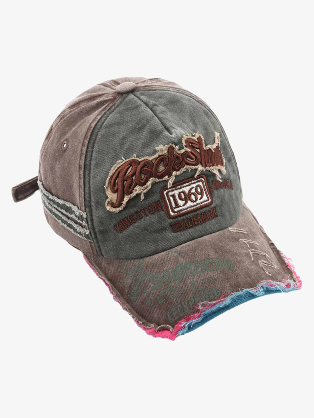 Snullo Retro Letter Denim Cap - 2136