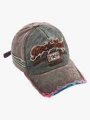 Snullo Retro Letter Denim Cap - 2136