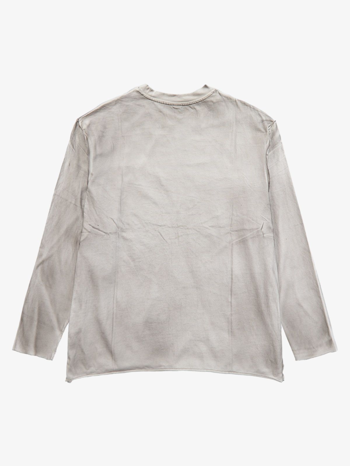 Thesupermade Washed Edge Long Sleeve T-Shirt