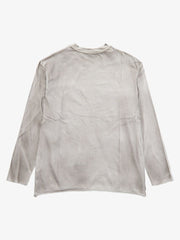 Thesupermade Washed Edge Long Sleeve T-Shirt