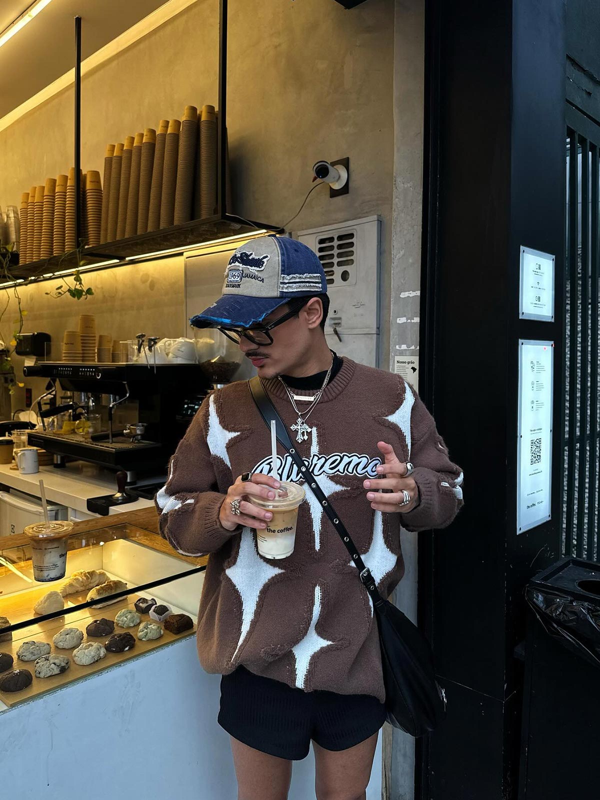 Snullo Retro Letter Denim Cap - 2136
