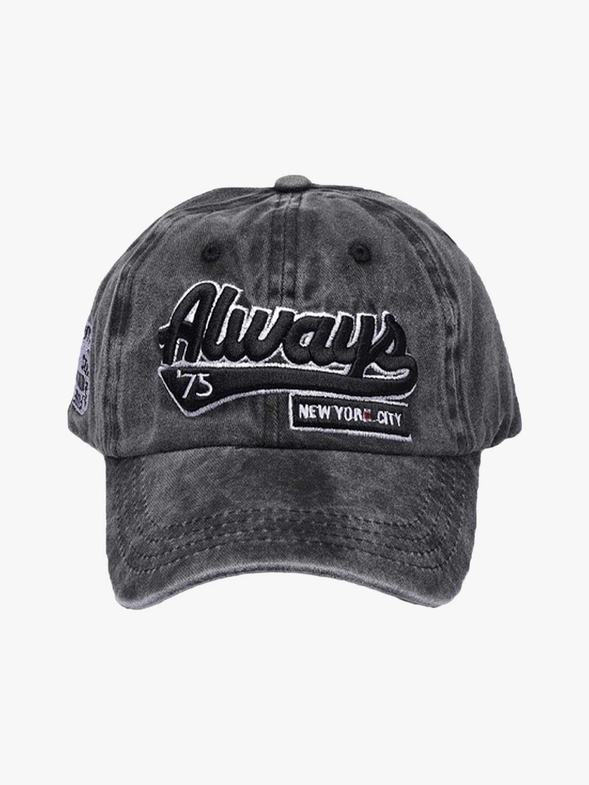 Snullo Vintage Embroidered Denim Washed Baseball Cap
