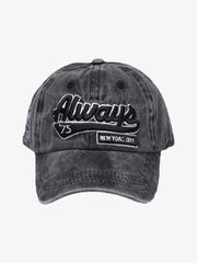 Snullo Vintage Embroidered Denim Washed Baseball Cap