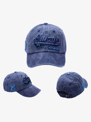 Snullo Vintage Embroidered Denim Washed Baseball Cap