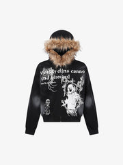 Supermade × Mortemartt Graphic Hooded Jacket