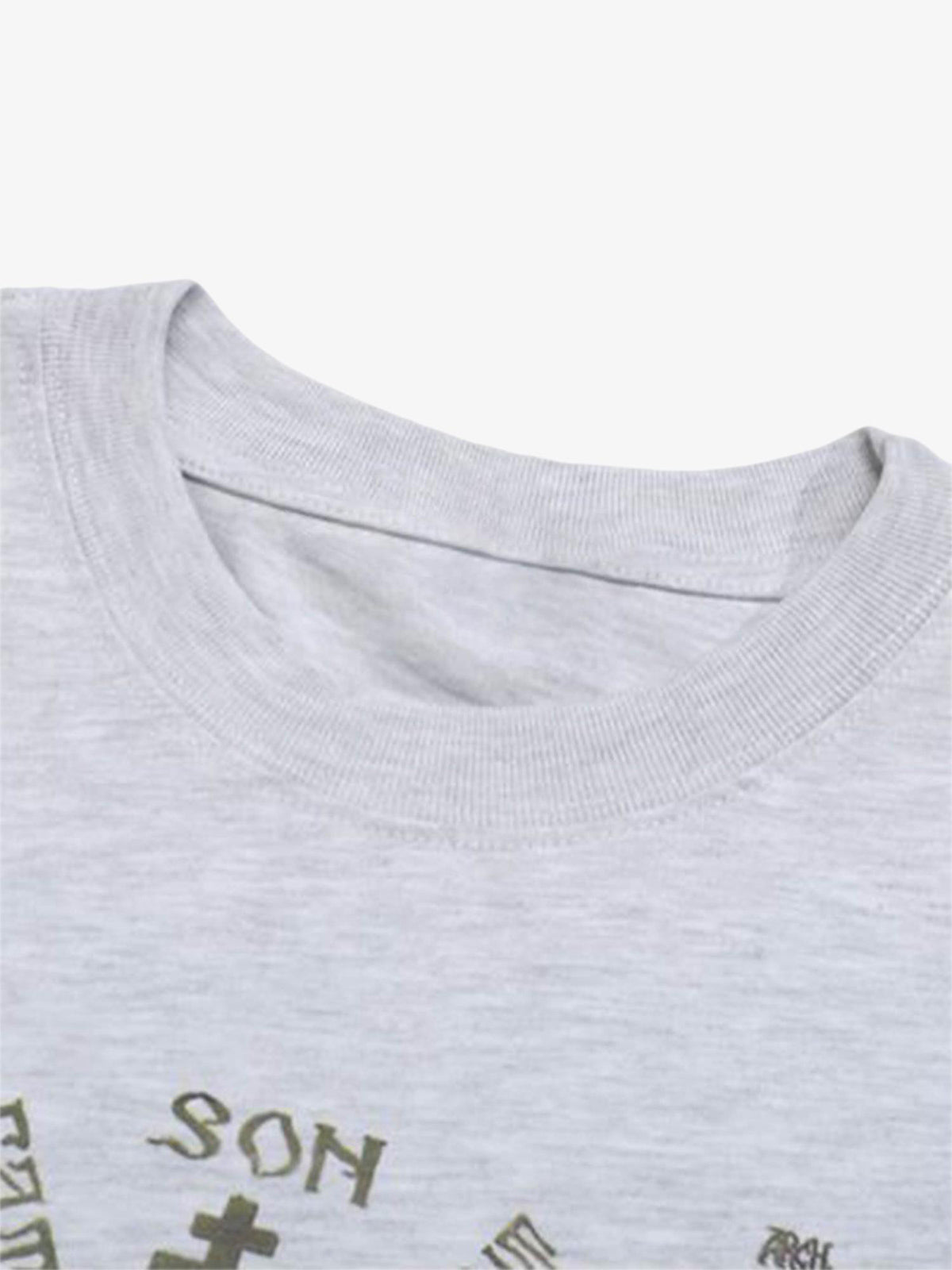 Thesupermade American High Street Graffiti Long Sleeve T-Shirt