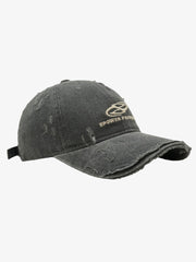 Snullo Ripped Denim Baseball Cap - 2028