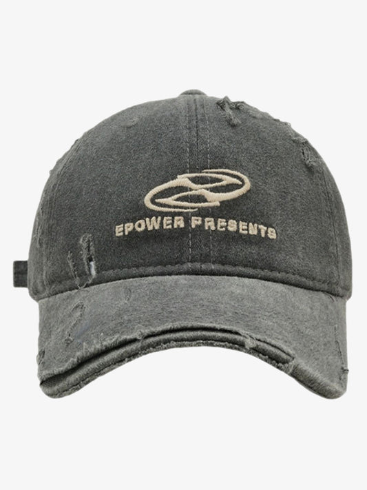 Snullo Ripped Denim Baseball Cap - 2028