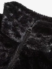 Thesupermade Street Letter Embroidered Fleece Jacket