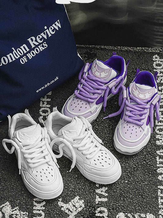 Snullo Niche Retro Couple Board Shoes