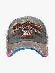 Snullo Retro Letter Denim Cap - 2136