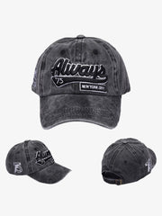 Snullo Vintage Embroidered Denim Washed Baseball Cap