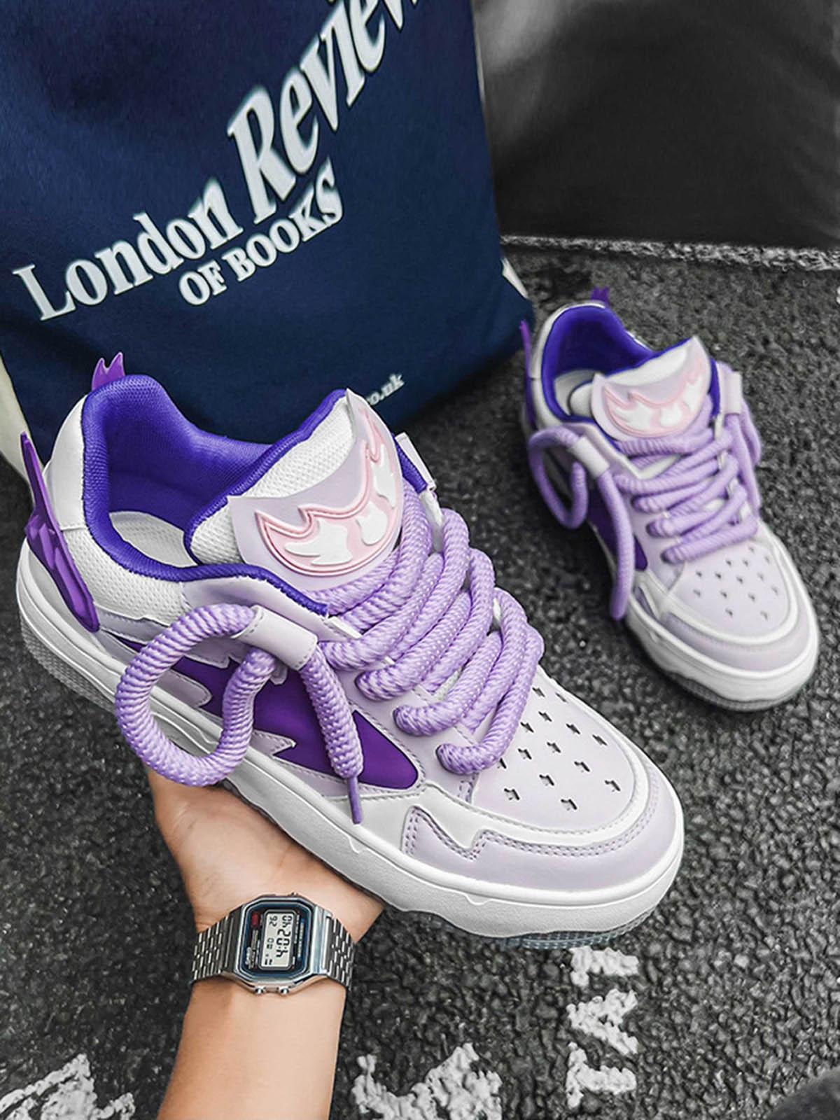 Snullo Niche Retro Couple Board Shoes
