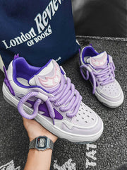 Snullo Niche Retro Couple Board Shoes