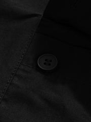 Woven Multi-Pocket Baggy Flared Pants - 2321