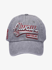 Snullo Vintage Embroidered Denim Washed Baseball Cap