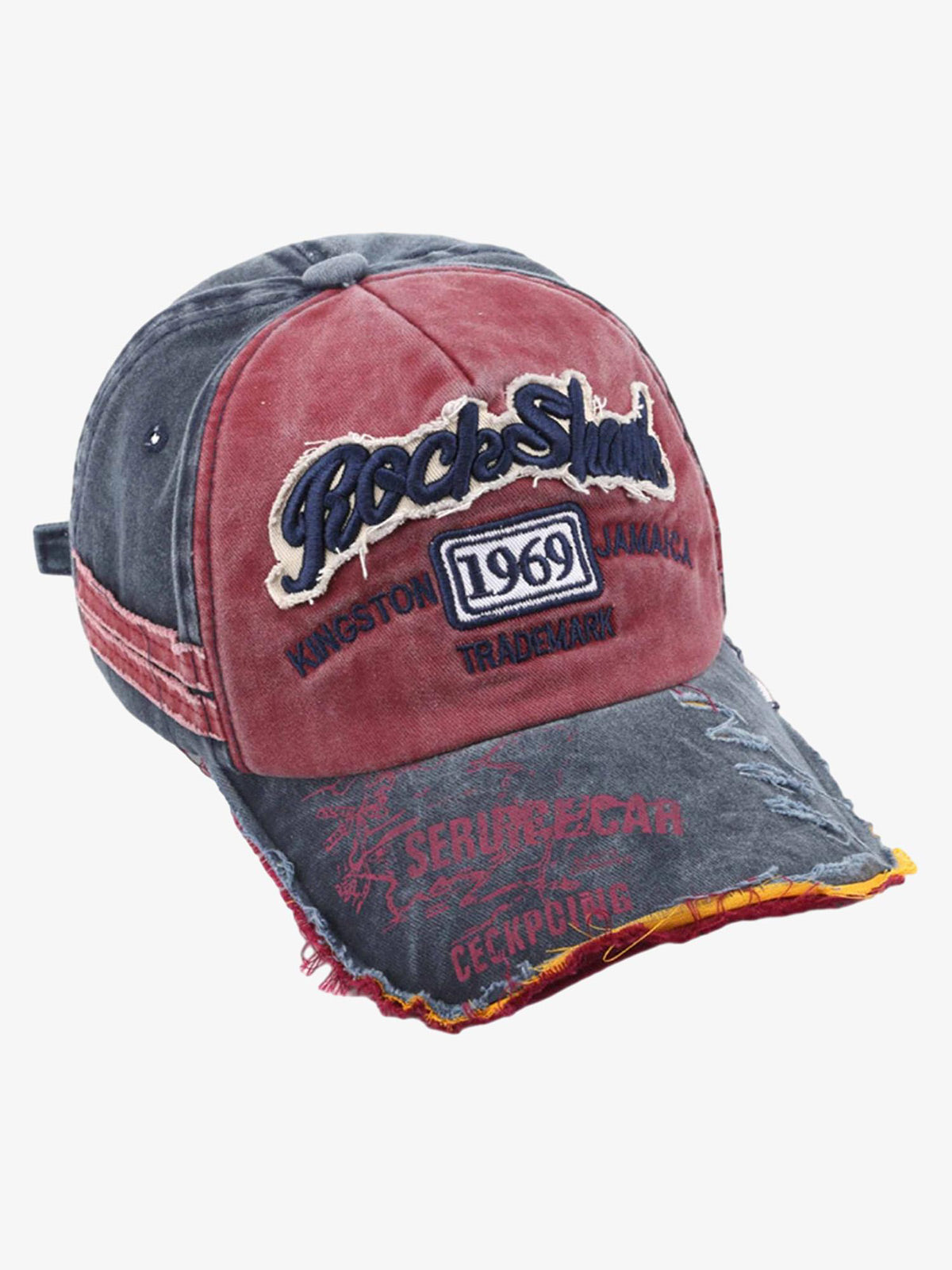 Snullo Retro Letter Denim Cap - 2136