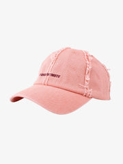 Distressed Denim Baseball Cap