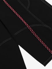 Denim Welt-Embellished Cargo Jorts - 2408