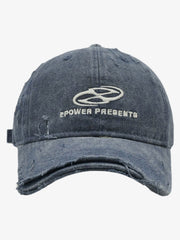 Snullo Ripped Denim Baseball Cap - 2028