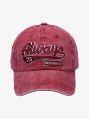 Snullo Vintage Embroidered Denim Washed Baseball Cap