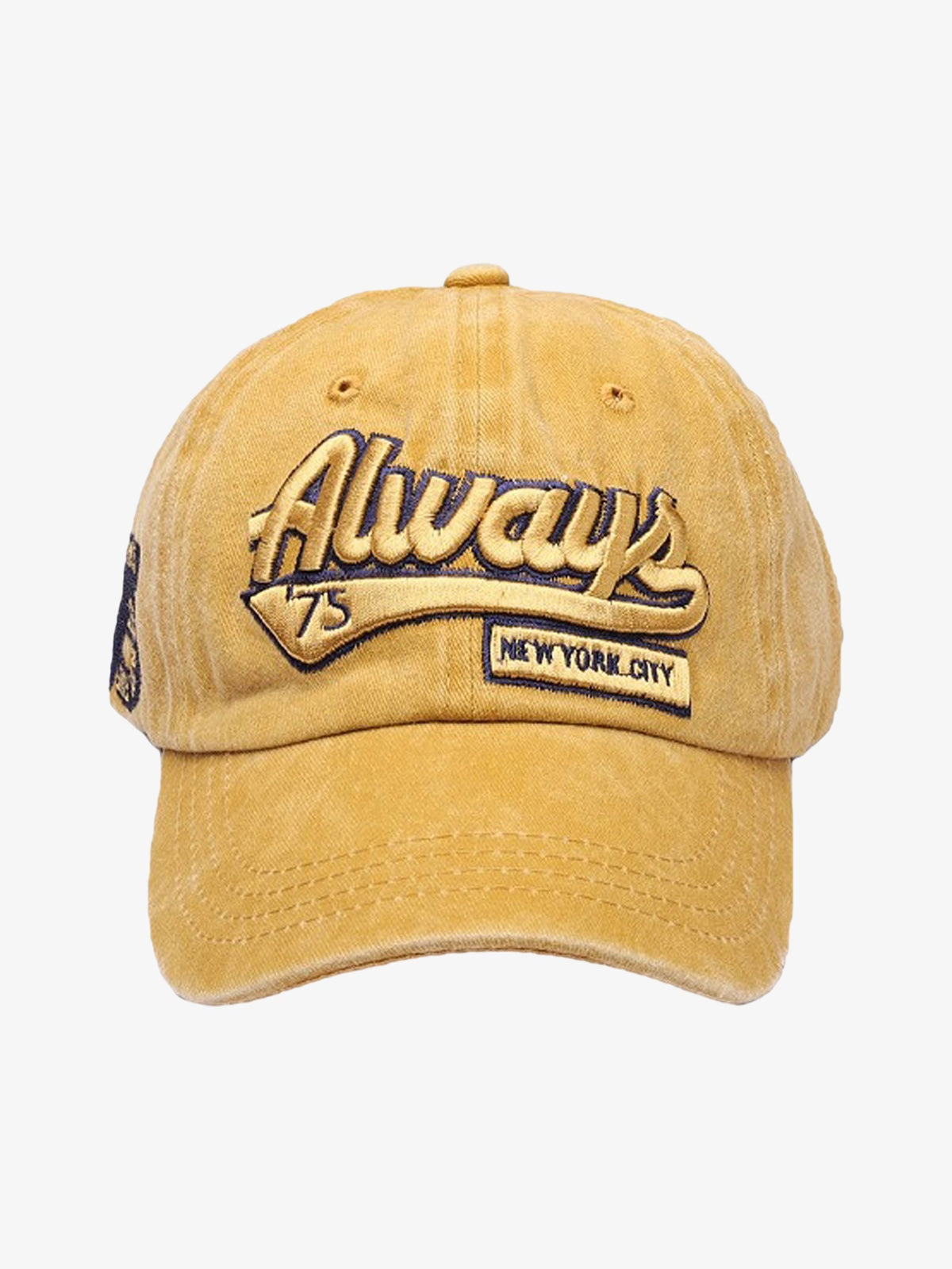 Snullo Vintage Embroidered Denim Washed Baseball Cap