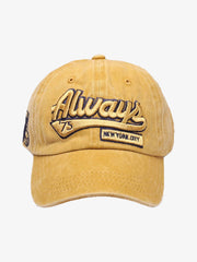 Snullo Vintage Embroidered Denim Washed Baseball Cap