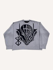 Cool Knitted Armor Butler Sweater